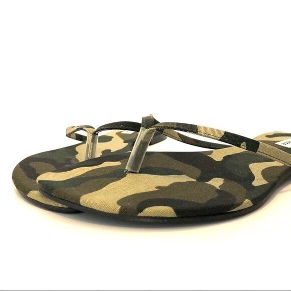 Camouflage camo green olive drab sandals thongs - Picture 14 of 15
